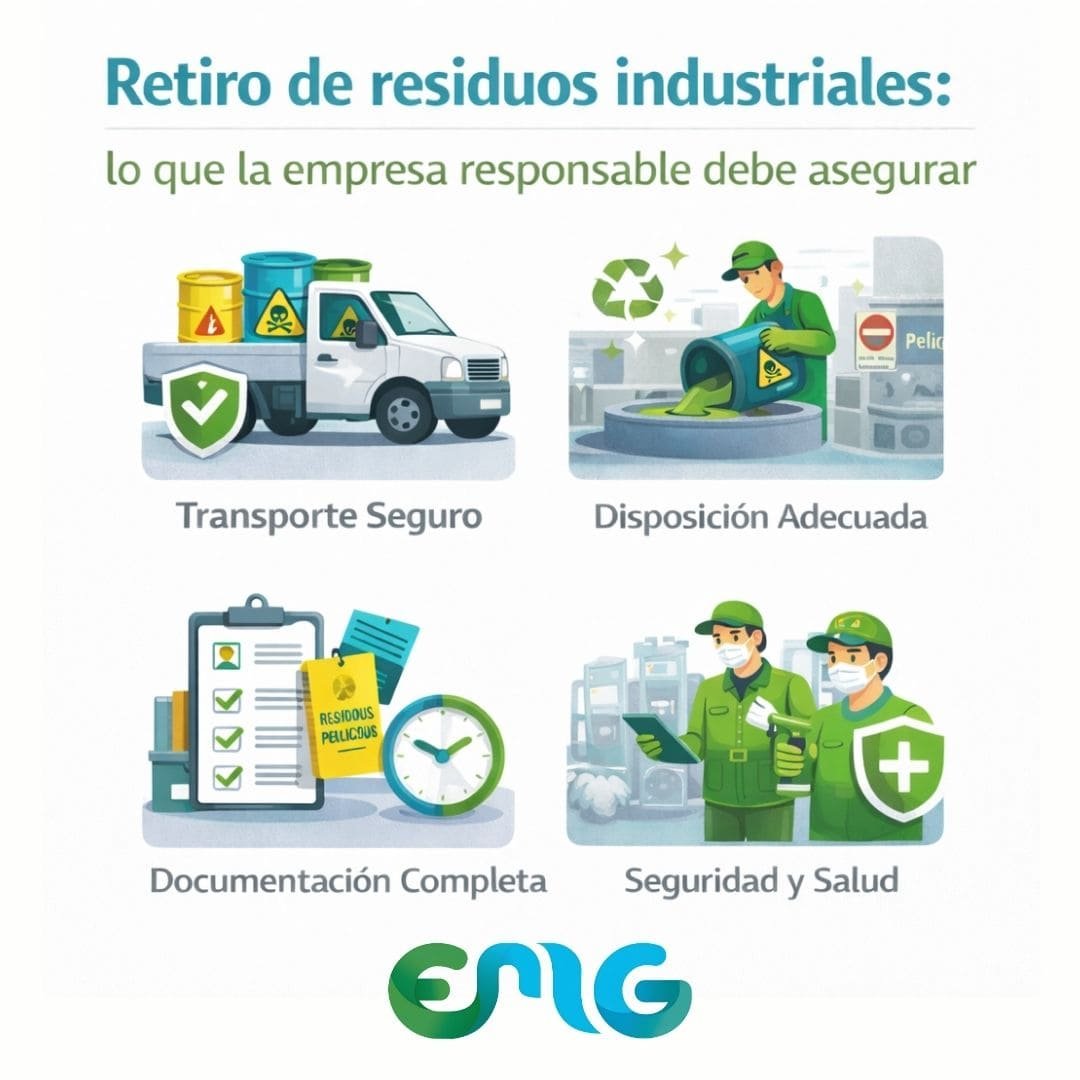 Retiro de residuos industriales: lo que la empresa responsable debe asegurar 1 Retiro de residuos industriales, Retiro de residuos, Recolección de residuos industriales, Retiro de lodos, Retiro de residuos líquidos